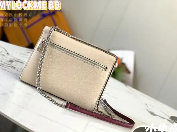 Official oldcobbler MYLOCKME CHAIN VUITTON LOUIS BAG 0630